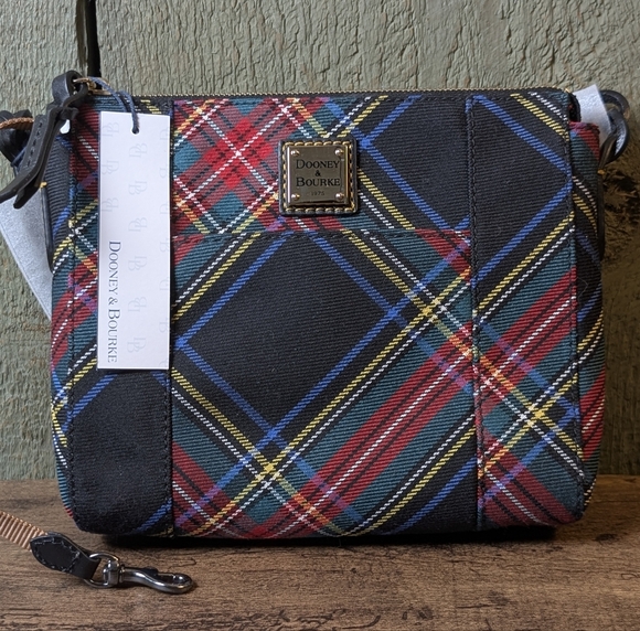 NWT Dooney and Bourke Tartan Plaid Marlee Crossbody Purse Bag - Picture 2 of 14